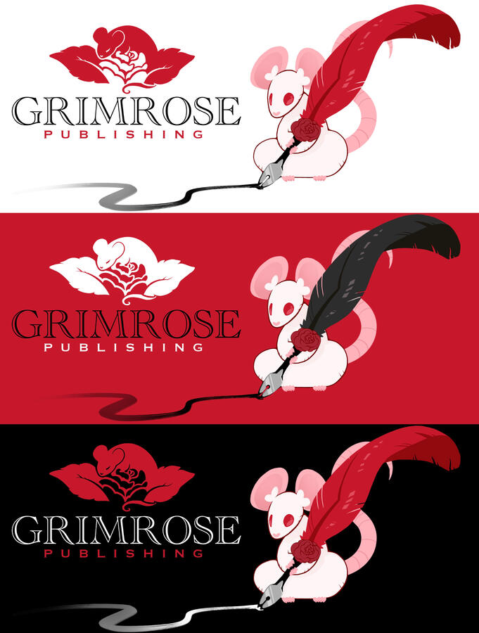 Grimrose Publishing Logo and Mascot